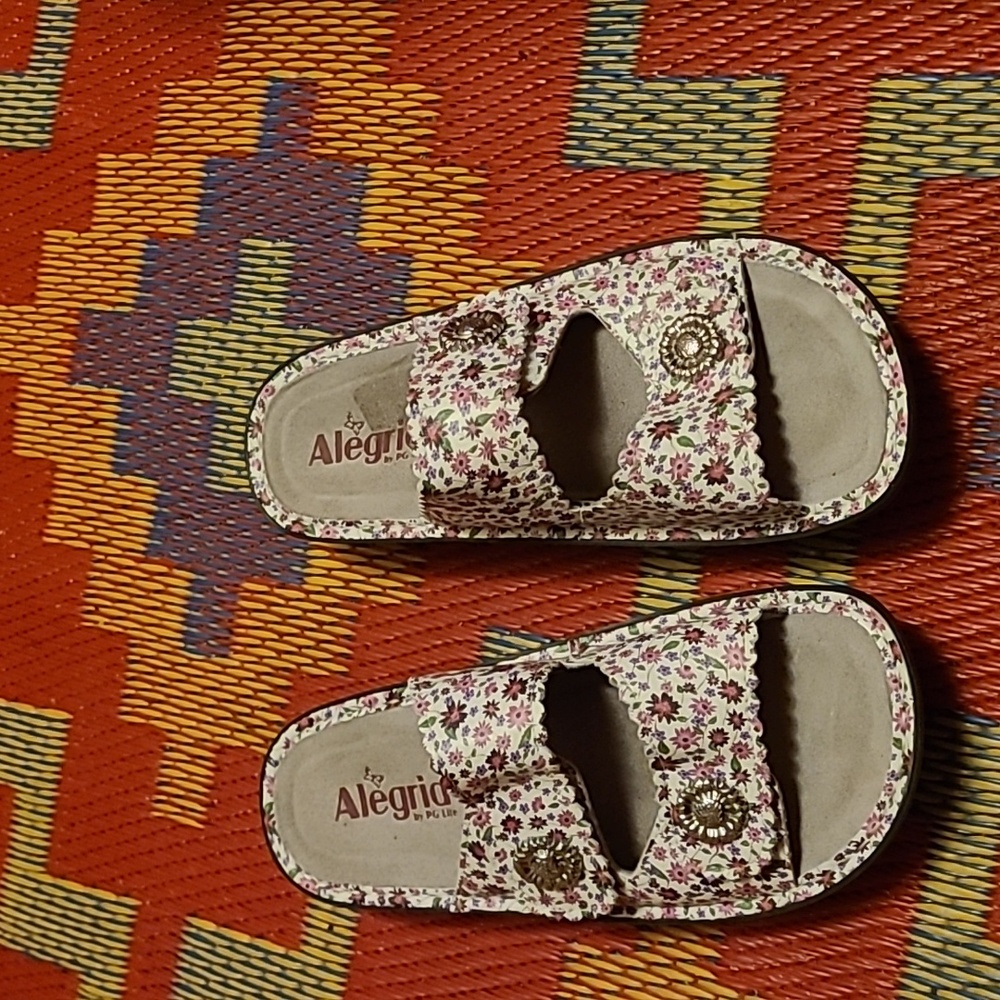 Alegria Women's Floral Slides